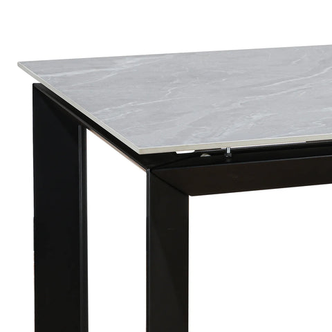 New Baron Grey Sintered Stone Ceramic Extending Dining Table - Pendle Village Furniture