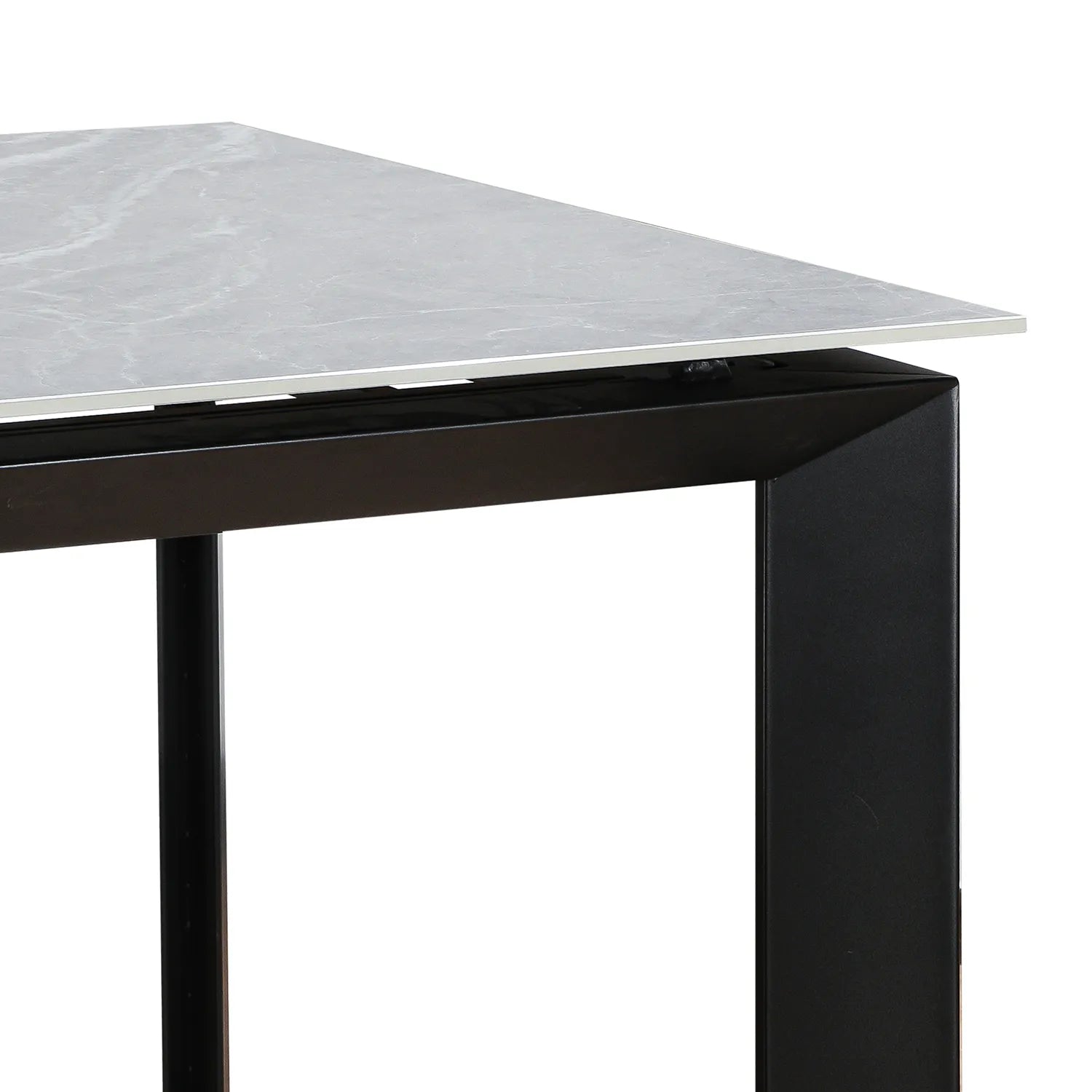New Baron Grey Sintered Stone Ceramic Extending Dining Table - Pendle Village Furniture