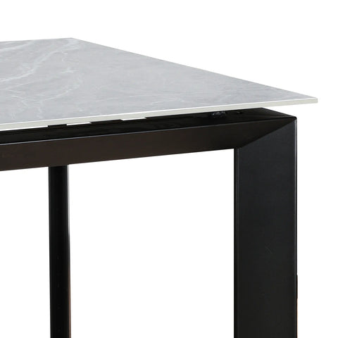 New Baron Grey Sintered Stone Ceramic Extending Dining Table - Pendle Village Furniture