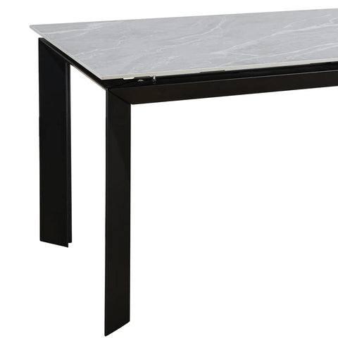 New Baron Grey Sintered Stone Ceramic Extending Dining Table - Pendle Village Furniture