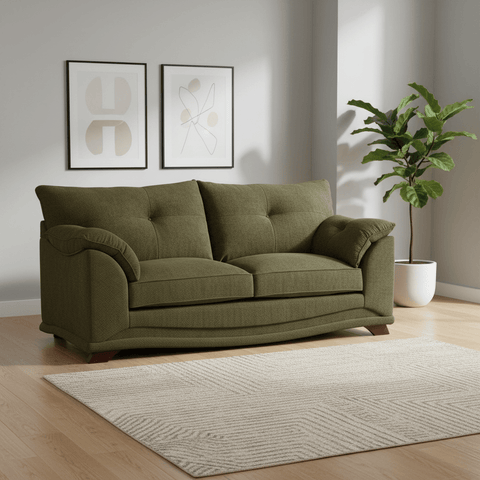 Nico Roland Chenille Fabric 2 Seater Sofa