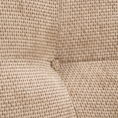 Close up Back seat of Nico 2 seater chenille fabric sofa in modern home