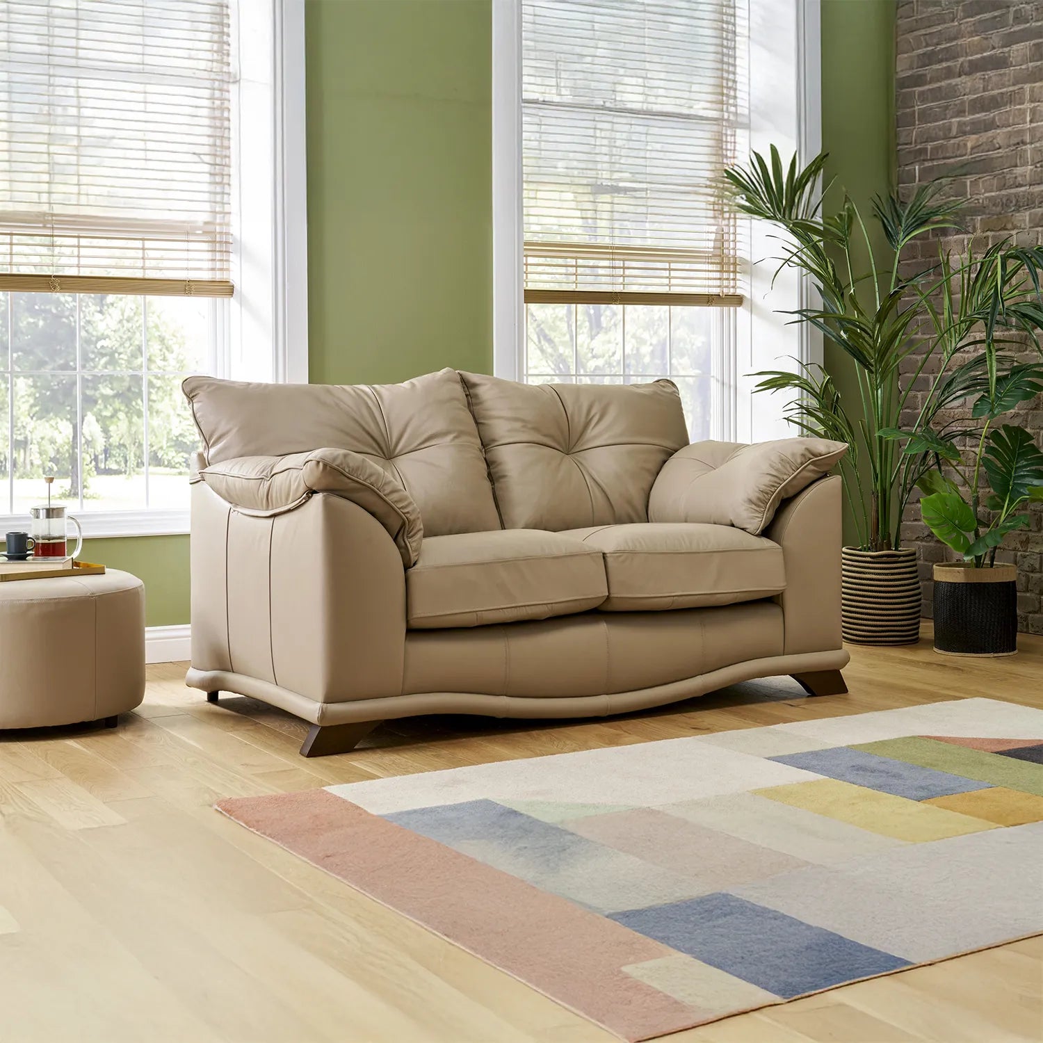Nikki Premium Leather Sofa Collection – 3 Seater, 2 Seater & Armchair - Pendle Village Furniture