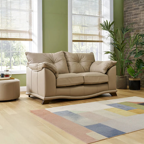 Nikki Premium Leather Sofa Collection – 3 Seater, 2 Seater & Armchair - Pendle Village Furniture