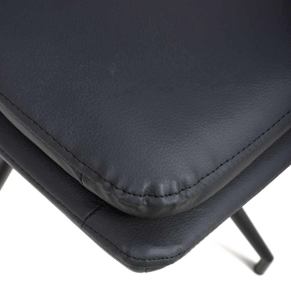 Nobel Black Set of 4 Swivel Dining Chairs