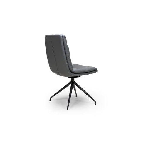 Nobel Grey Set of 4 Swivel Dining Chairs