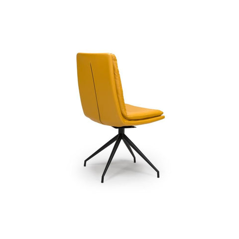 Nobel Ochre Set of 4 Swivel Dining Chairs