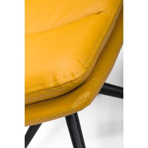 Nobel Ochre Set of 4 Swivel Dining Chairs