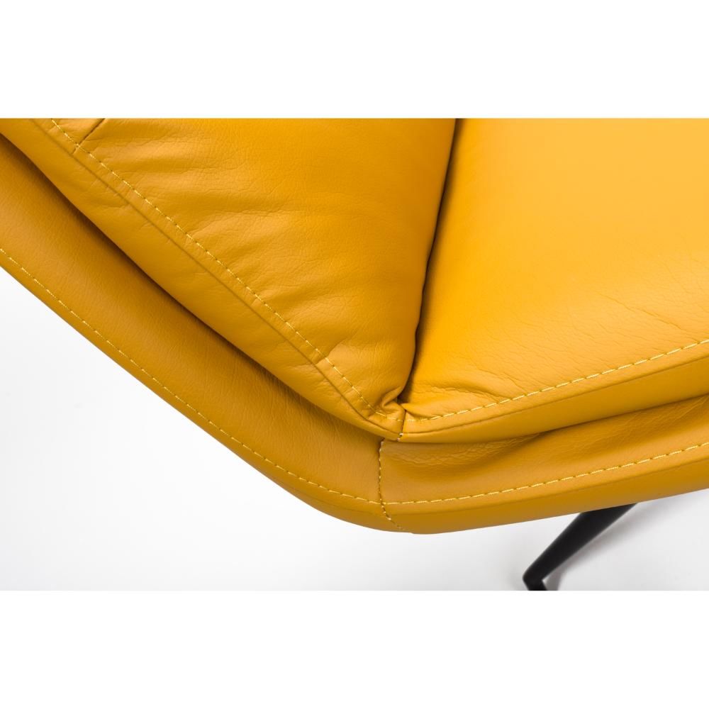 Nobel Ochre Set of 4 Swivel Dining Chairs