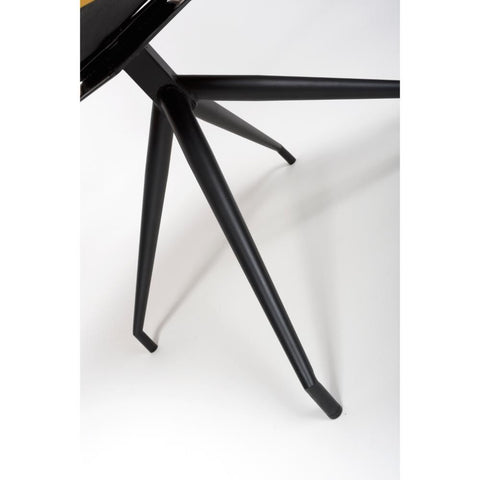 Nobel Ochre Set of 4 Swivel Dining Chairs