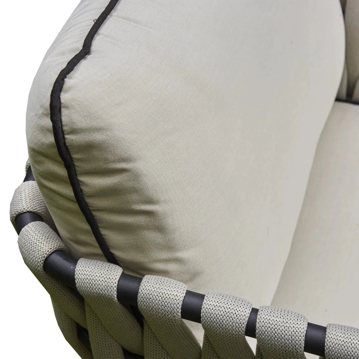 Garden furniture cover designed to protect from rain.