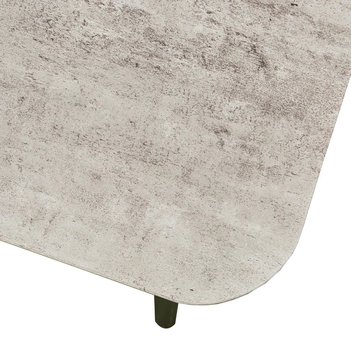 Outdoor lounge table with premium ceramic tabletop.