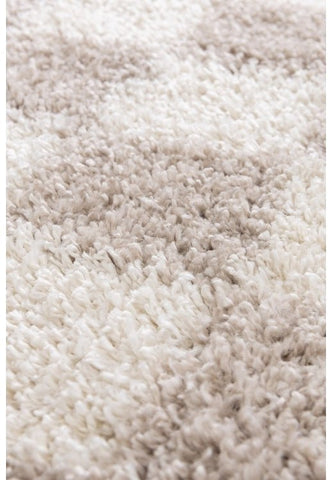 Stylish natural rug adding warmth and texture to living space.