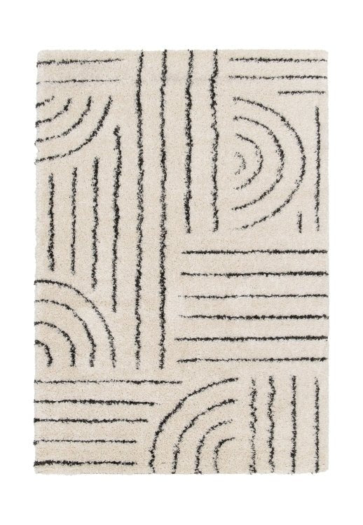 Stylish neutral rug with soft texture and inviting feel.