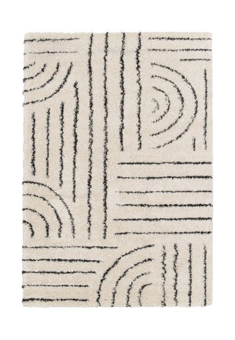 Stylish neutral rug with soft texture and inviting feel.