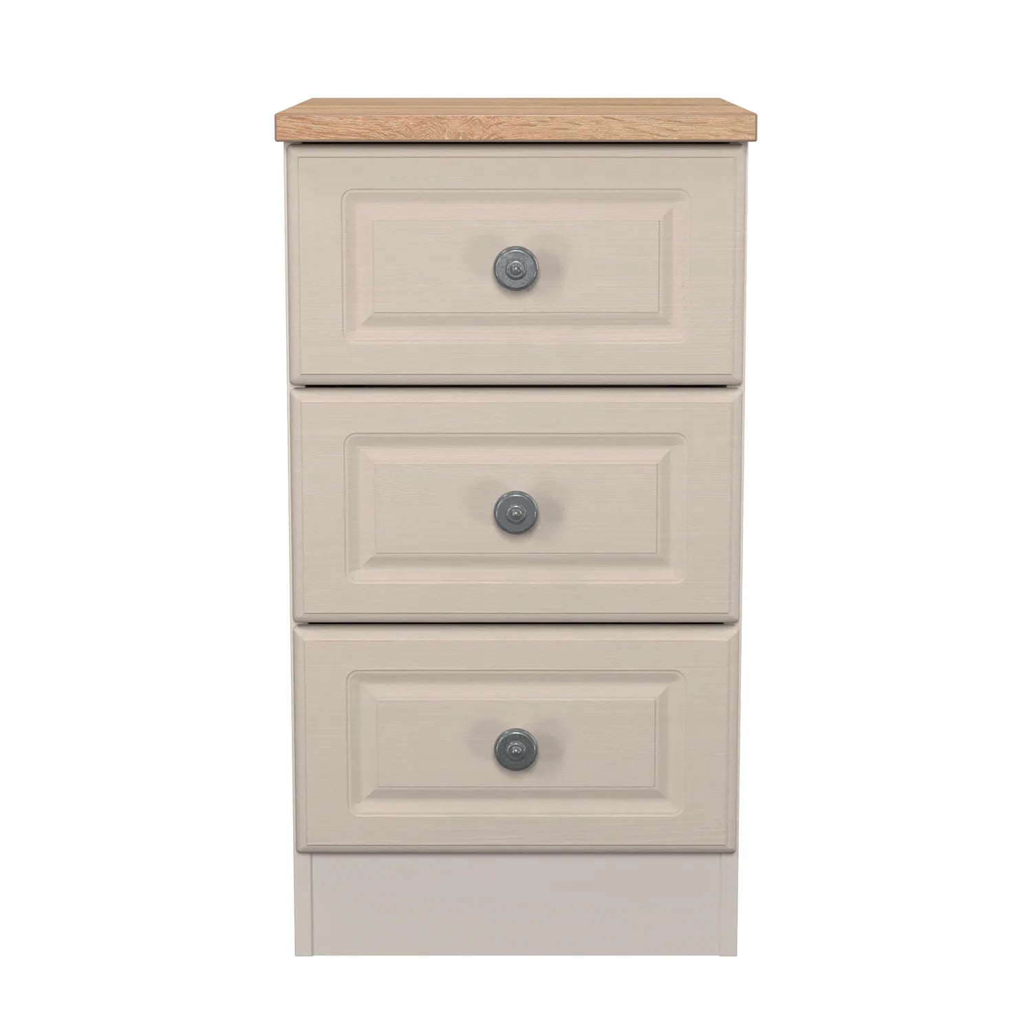 Norfolk 3 Drawer Bedside Cabinet