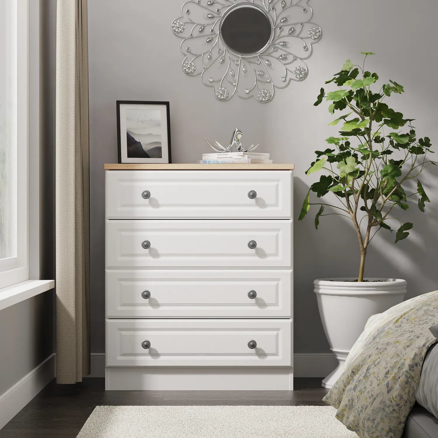 Norfolk 4 Drawer Chest - Pendle Village Furniture