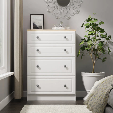 Norfolk 4 Drawer Deep Chest - Pendle Village Furniture
