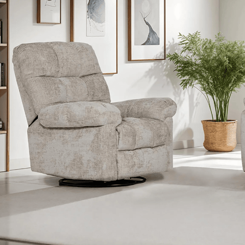 Northiam Glider Swivel Recliner Chair – Latte