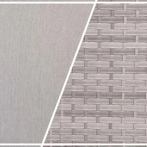 Contemporary rattan-style exterior for garden furniture.
