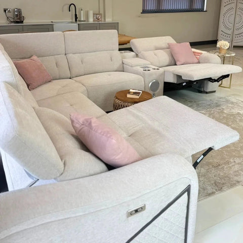 Dual reclining seats for customised relaxation.