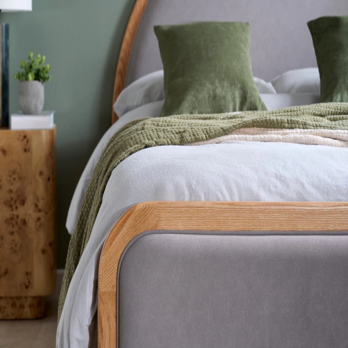Soft touch material creating cosy atmosphere.