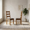Oscar Oak Dining Chairs - Ladder Back or Cross Back (Set of 4)