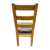 Oscar Oak Dining Chairs - Ladder Back or Cross Back (Set of 4)