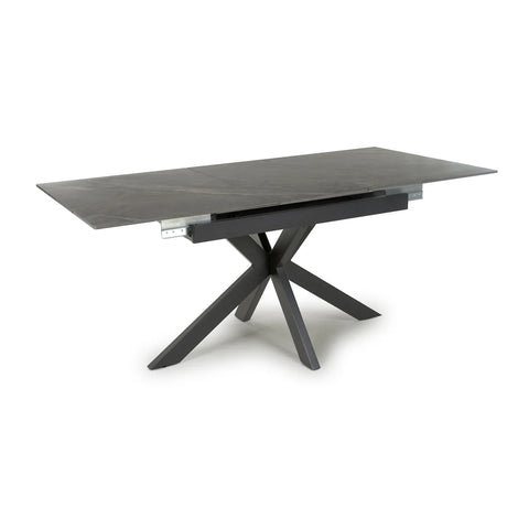 Oslo 1.4M-1.8M Grey Ceramic Extending Dining Table