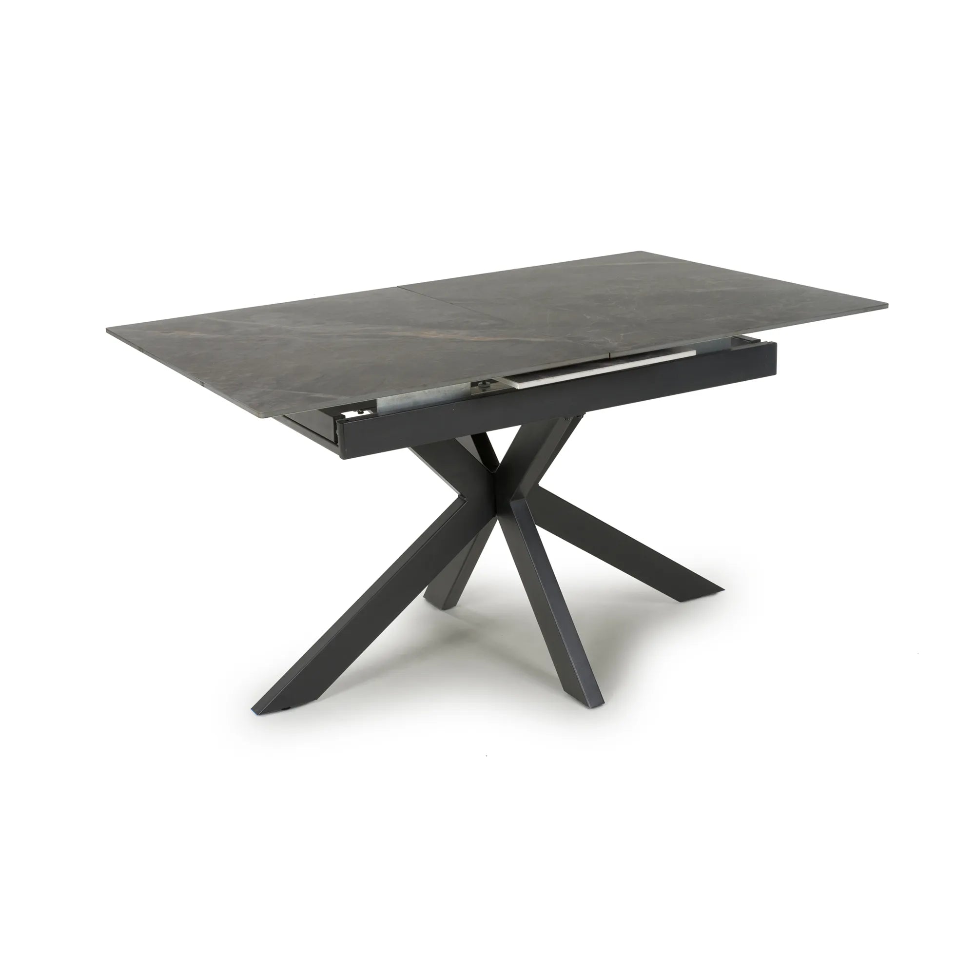 Oslo 1.4M-1.8M Grey Ceramic Extending Dining Table