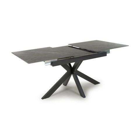Oslo 1.4M-1.8M Grey Ceramic Extending Dining Table