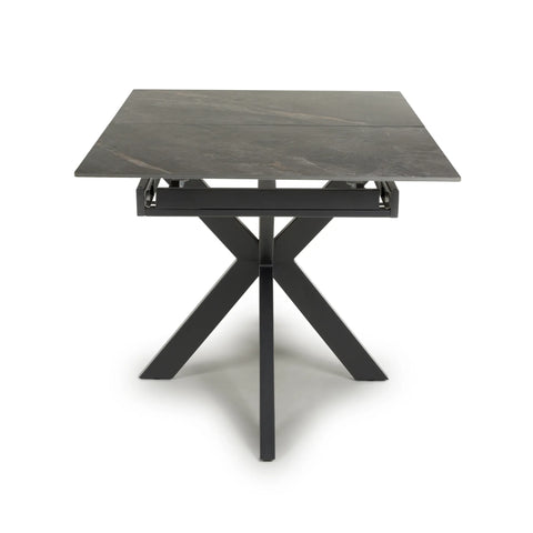 Oslo 1.4M-1.8M Grey Ceramic Extending Dining Table