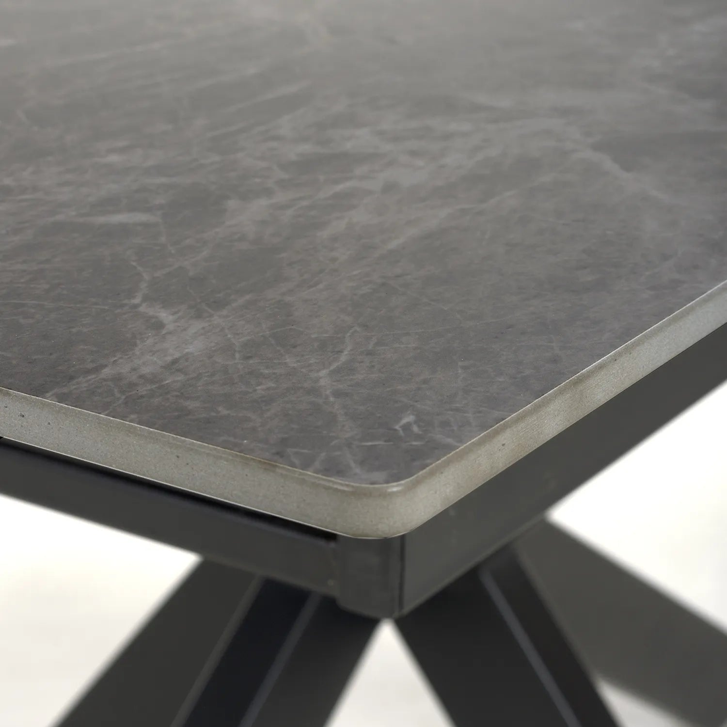 Oslo 1.4M-1.8M Grey Ceramic Extending Dining Table