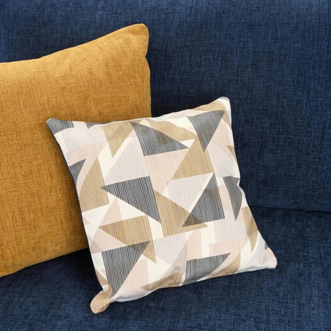 Comfortable scatter and bolster cushions with rich texture.