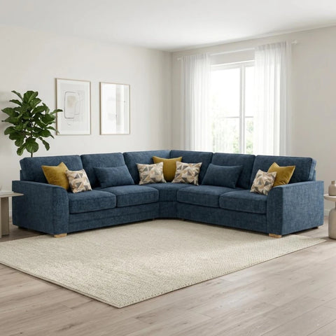 Large corner sofa from Otley Lyon collection with deep seating.