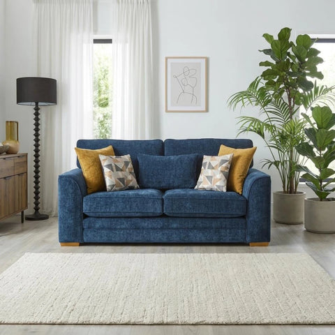 Stylish 3 seater Otley Lyon sofa with plush cushions