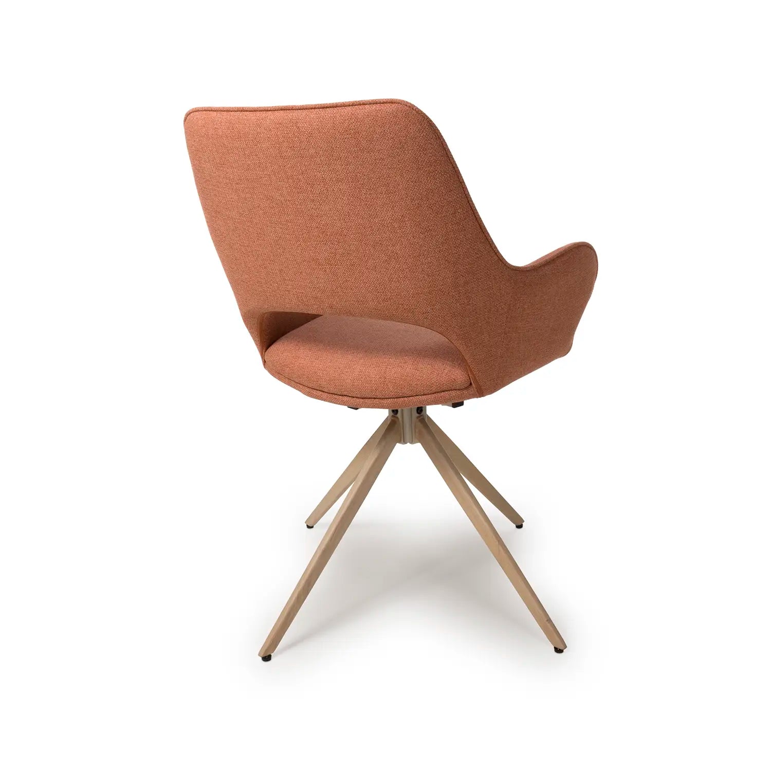 Paris Fabric Swivel Dining Chairs With Arms – Set of 4 - Pendle Village Furniture