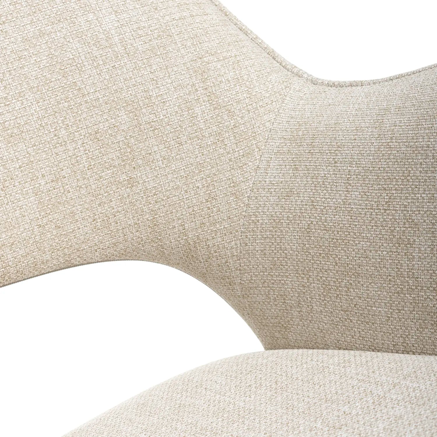 Paris Fabric Swivel Dining Chairs With Arms – Set of 4 - Pendle Village Furniture