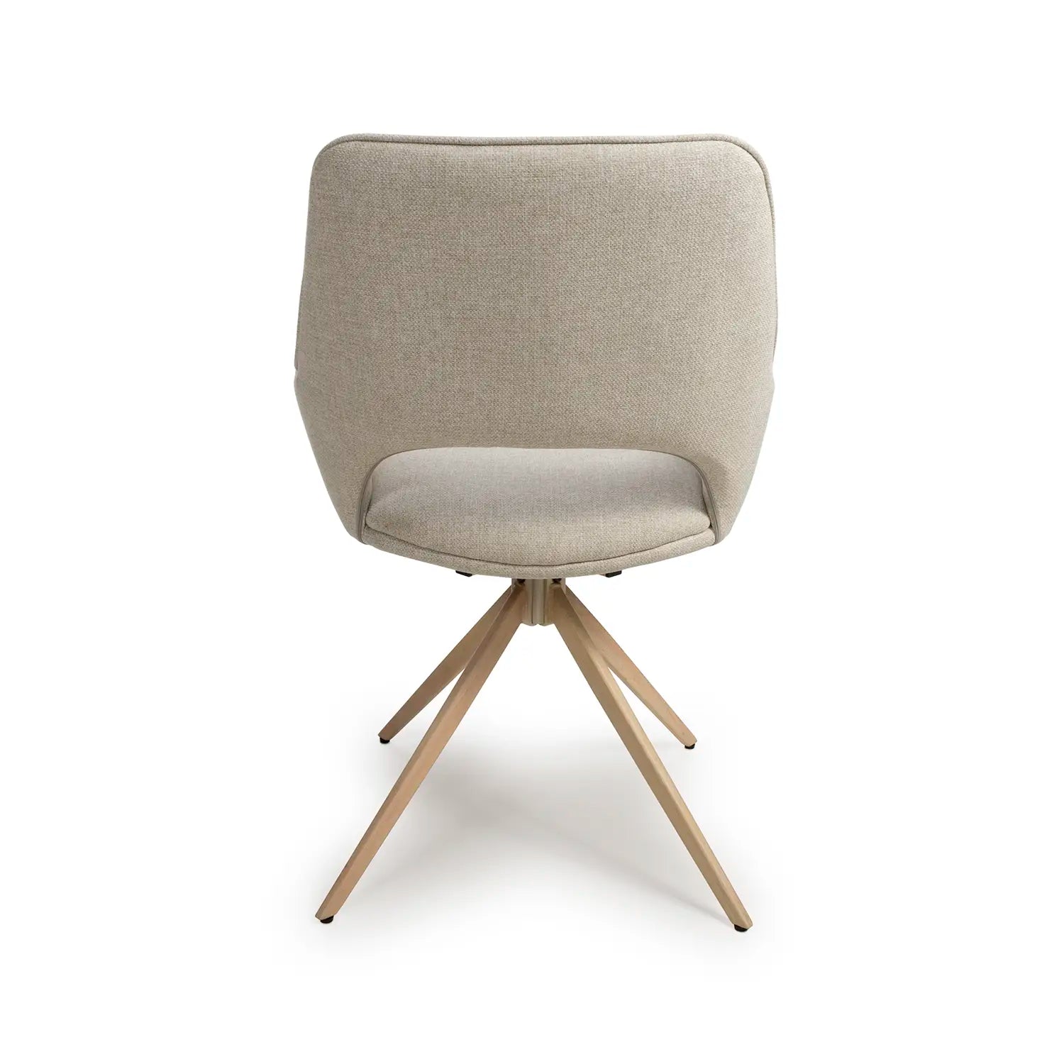 Paris Fabric Swivel Dining Chairs With Arms – Set of 4 - Pendle Village Furniture