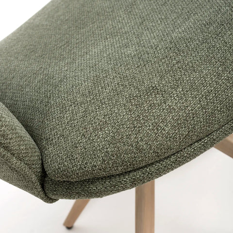 Paris Fabric Swivel Dining Chairs With Arms – Set of 4 - Pendle Village Furniture