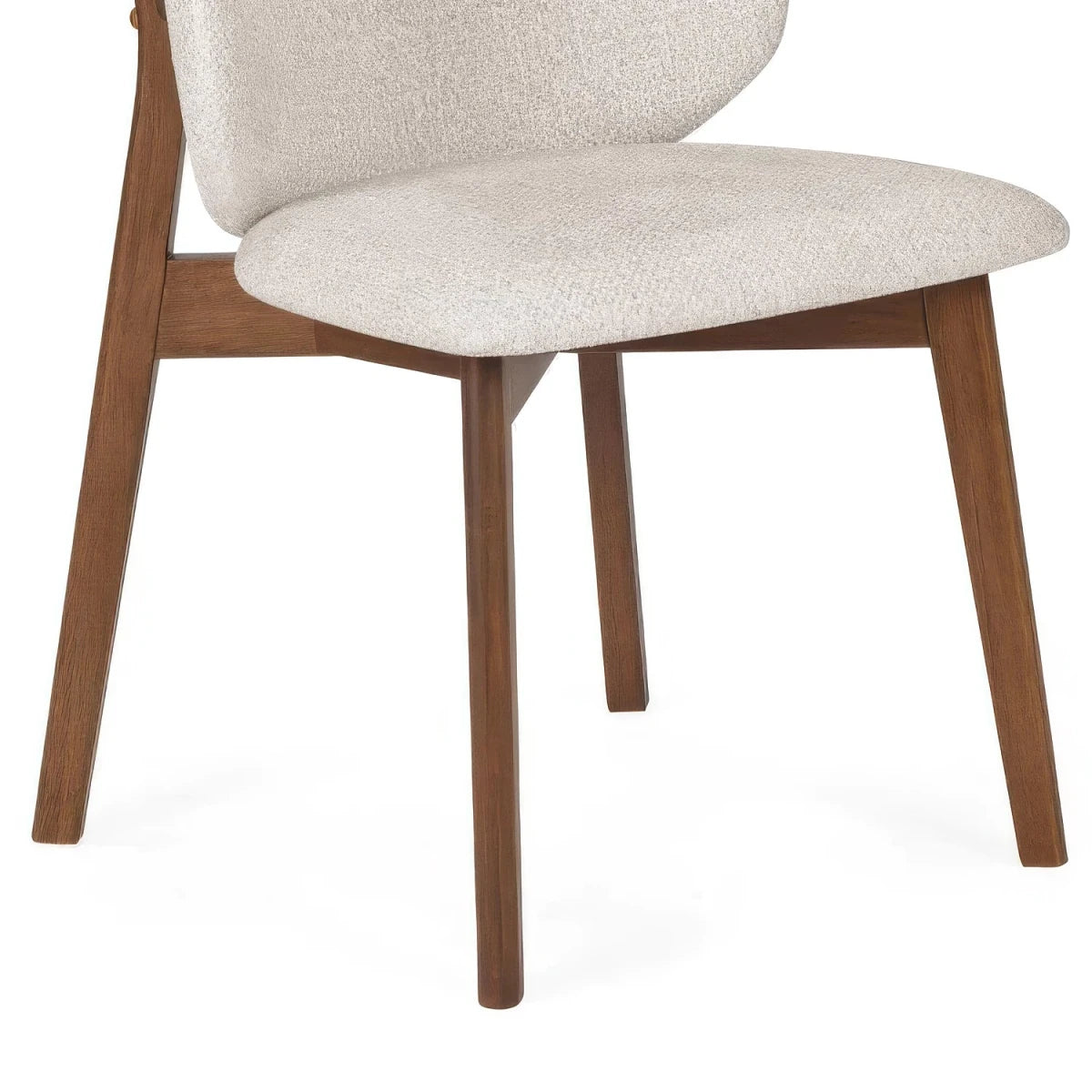 Portofino cream chenille dining chair Leg Base