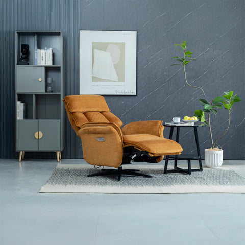 Paddington Amber Dual Motor Swivel Recliner Chair - Pendle Village Furniture