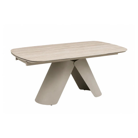 Paisley 180–280cm Travertine Sintered Stone Extending Dining Table