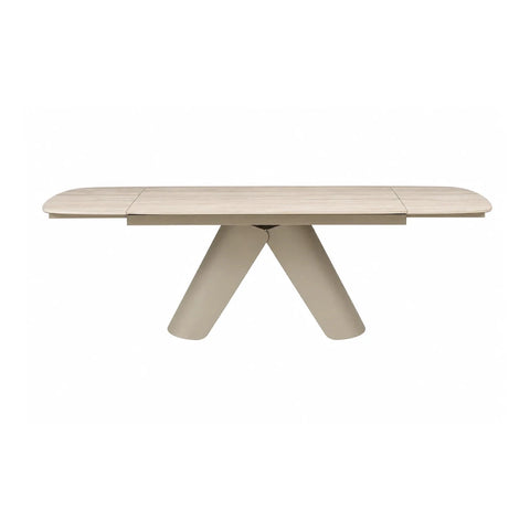 Paisley 180–280cm Travertine Sintered Stone Extending Dining Table