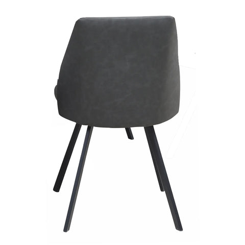 Kastonia 1.4M Kamite Grey Sintered Stone Ext Dining Table with Palermo Dining Chairs - Pendle Village Furniture