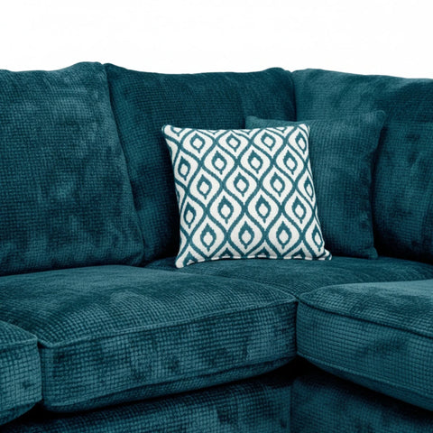 Soft decorative cushions with plush velvet texture
