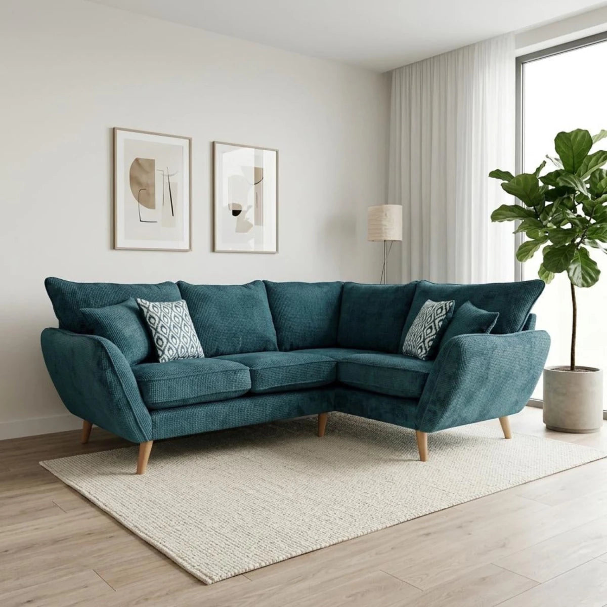 Stylish chaise sofa designed for relaxation and comfort.