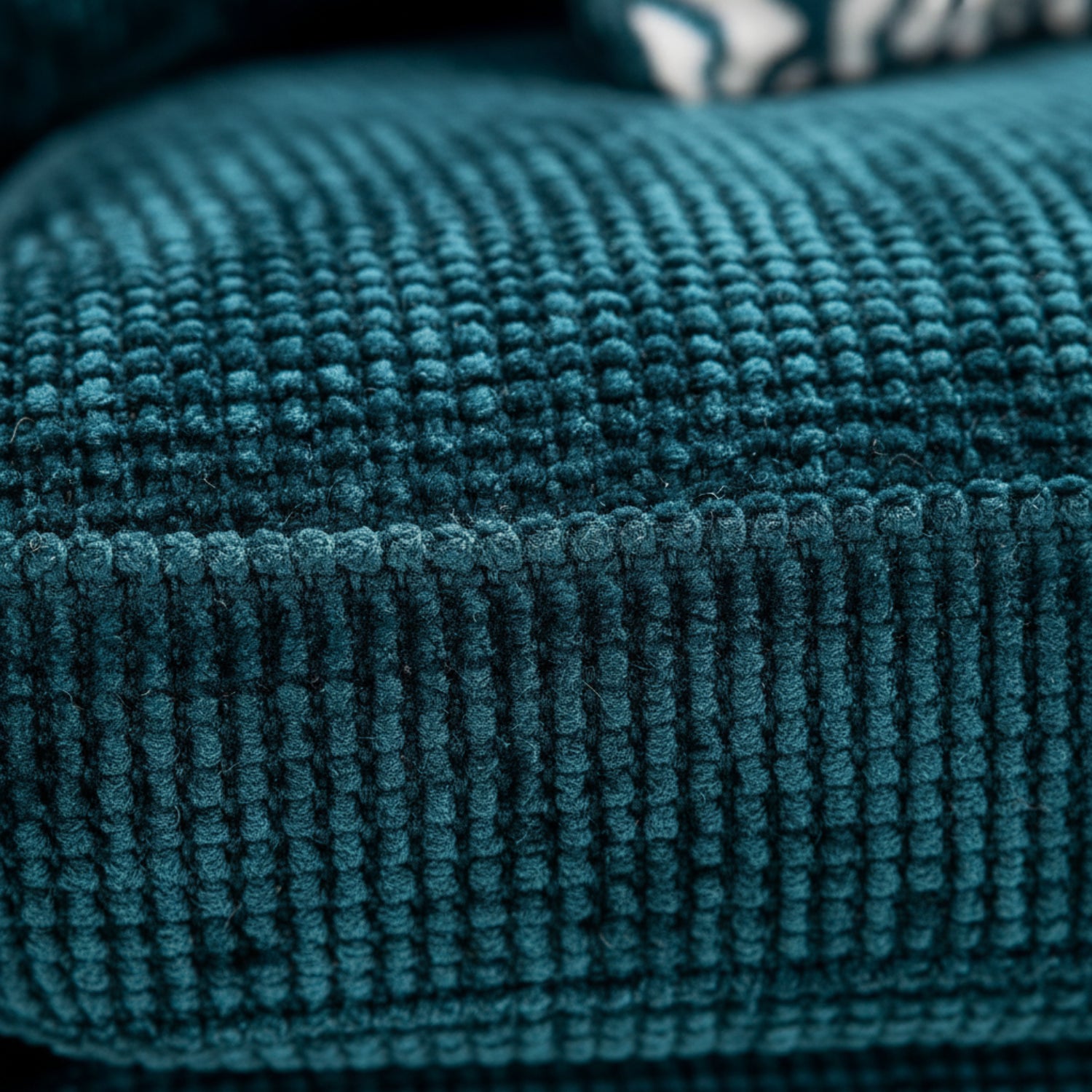 High-quality woven fabric sofa material with smooth texture.

