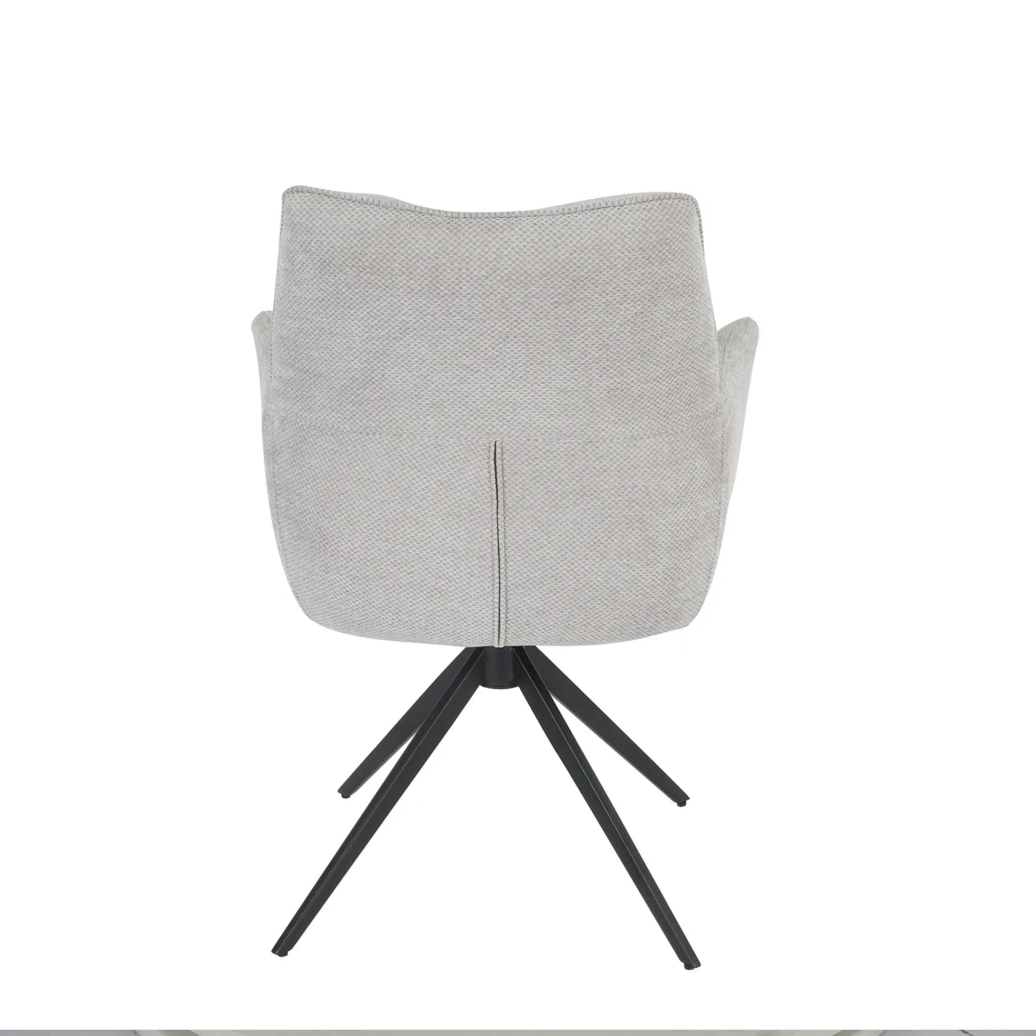 Pearl Carver Set of 4 Swivel Fabric Dining Chairs - Pendle Village Furniture