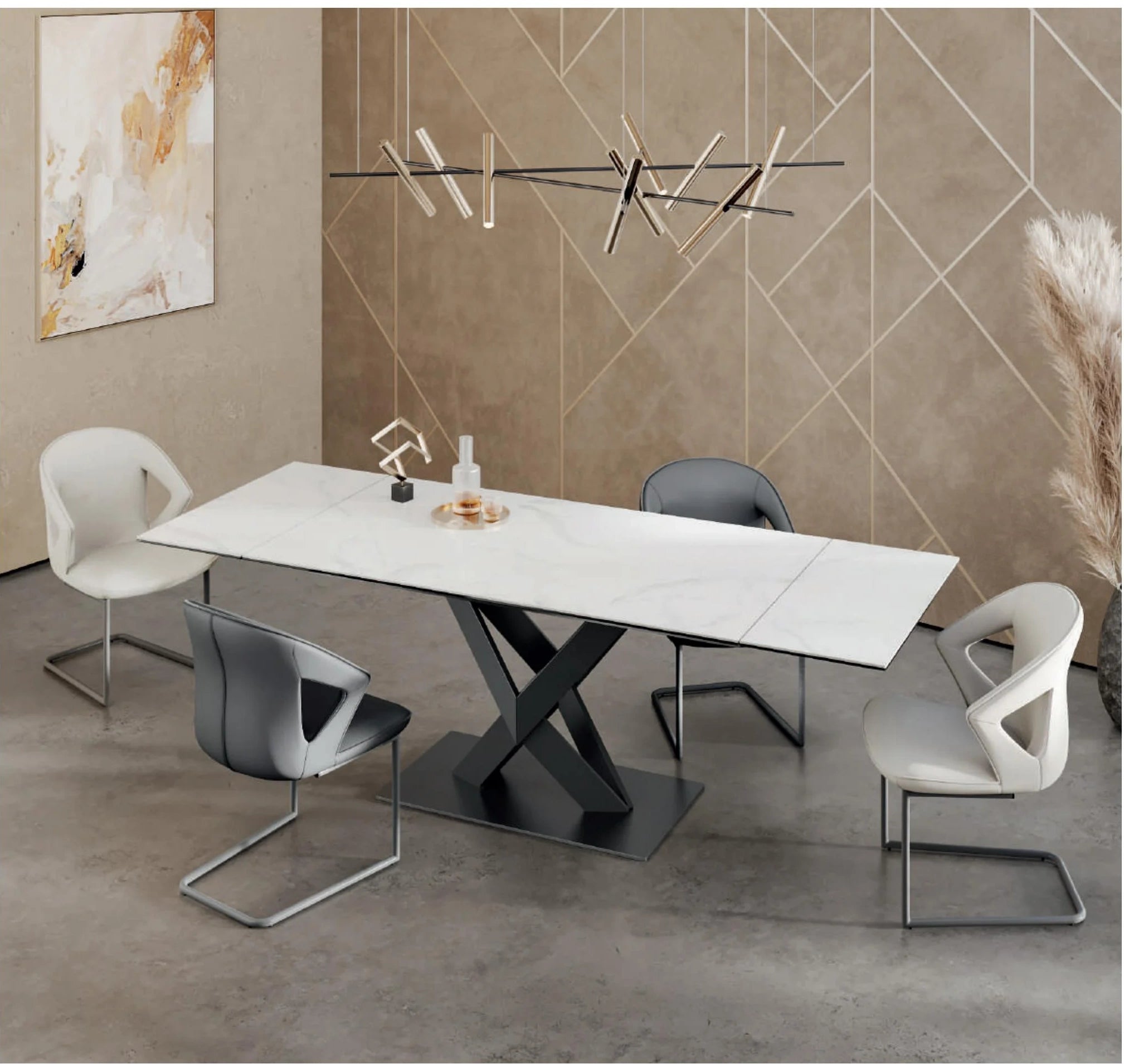 White gloss 8 seater dining table hotsell